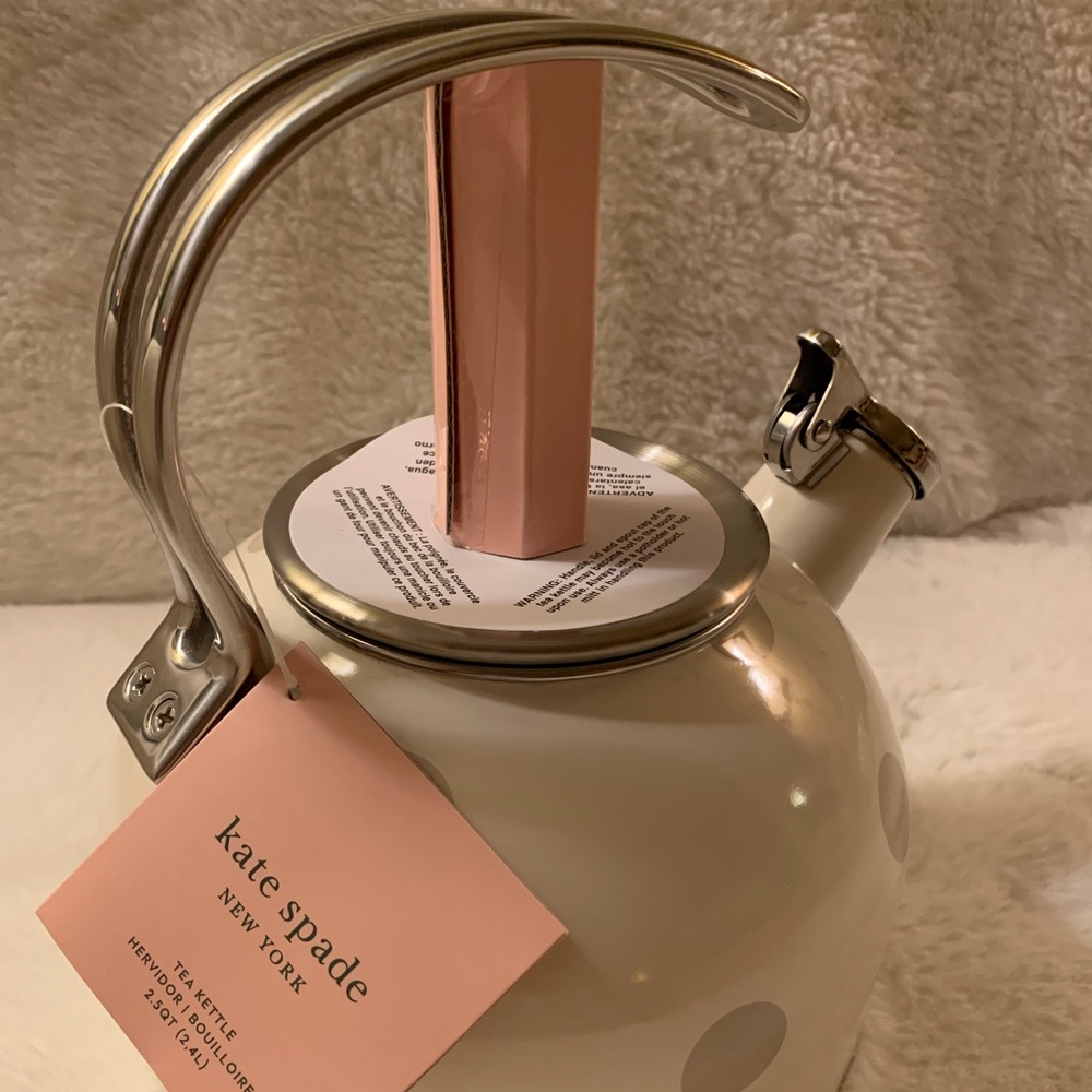 NIB Kate Spade Deco dot Tea Kettle